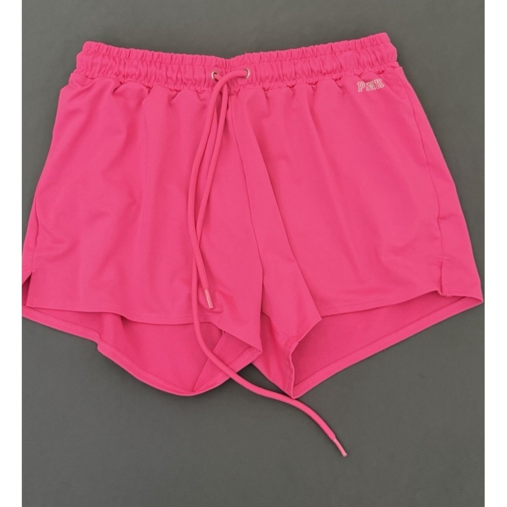Pink Victoria Secret Ultimate Running Shorts Womens Medium Bright Pink Lined